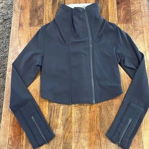 lululemon Grey Crop Jacket Size 6